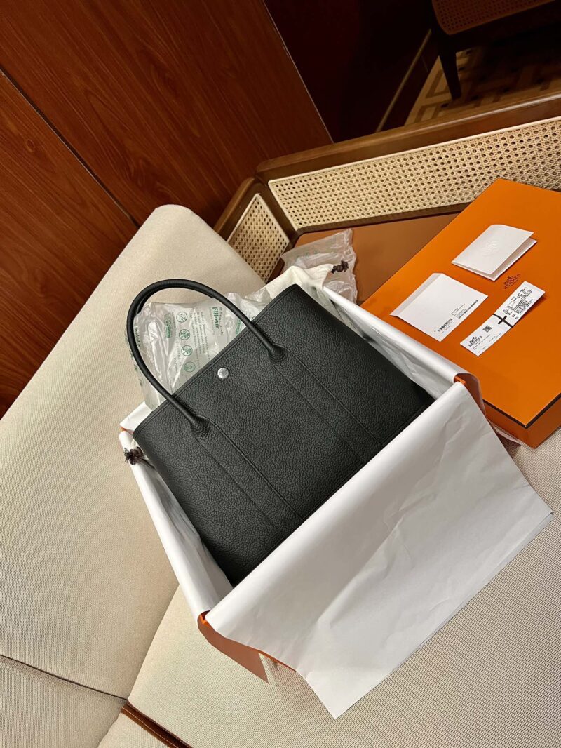 Hermès Garden Party 36 Country Noir Silver Hardware - Image 2