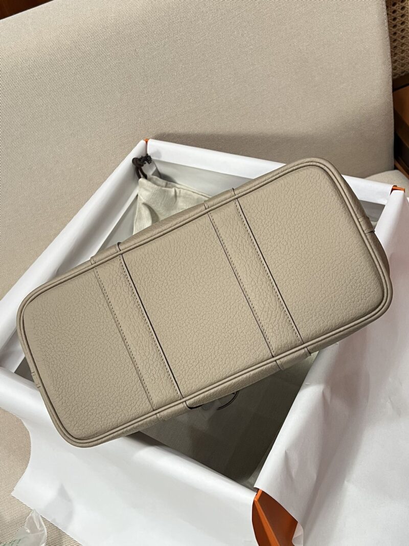 Hermès Garden Party 30 Country Gris Trench Silver Hardware - Image 6