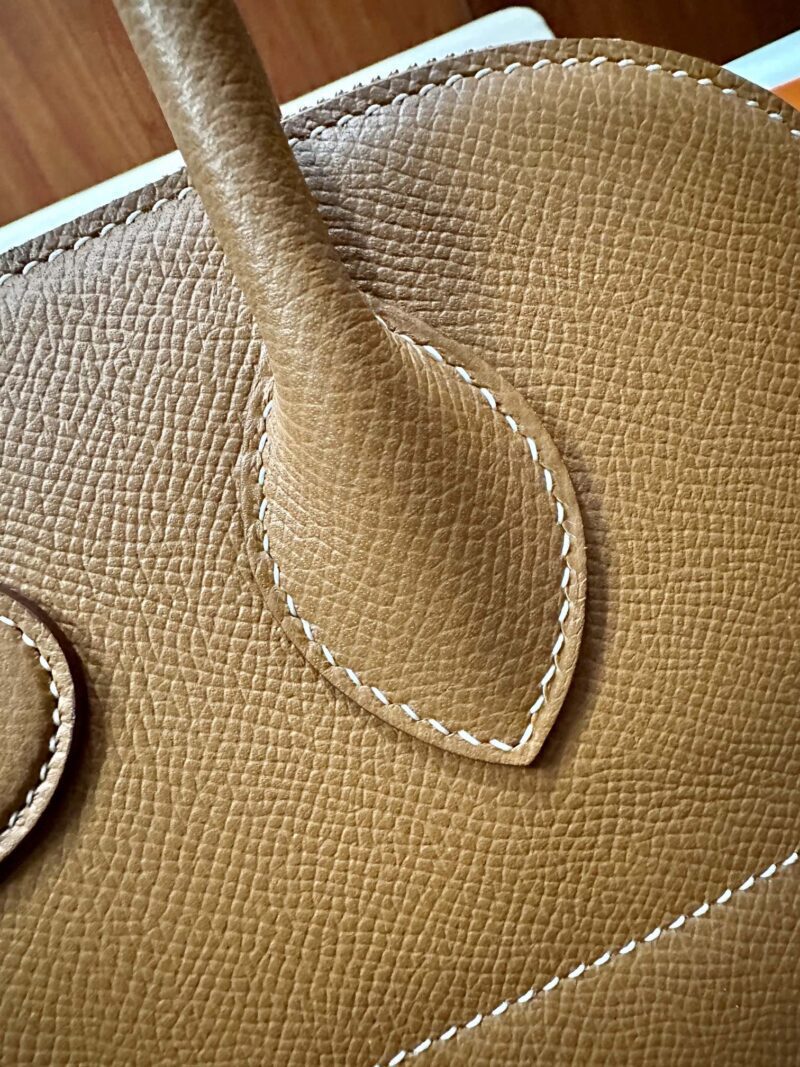 Hermès Bolide 31 Taurillon Clemence Gris Trench Gold Hardware