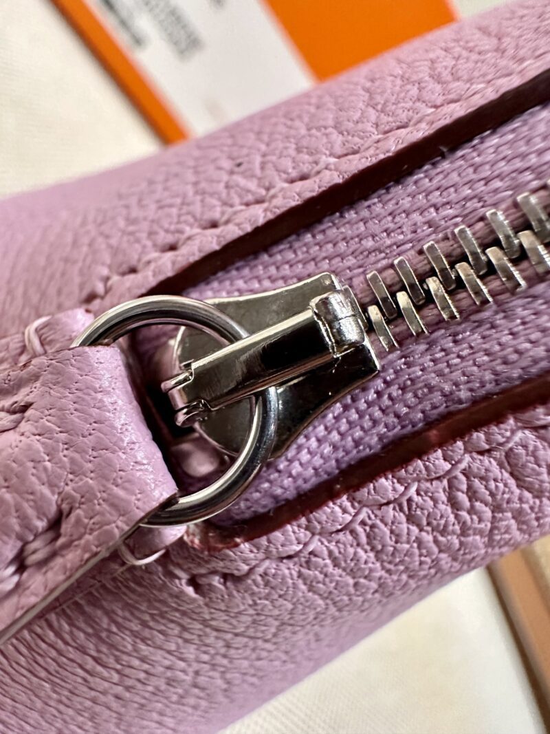 Hermès Mini Bolide 18 Chevre Mauve Sylvestre Silver Hardware