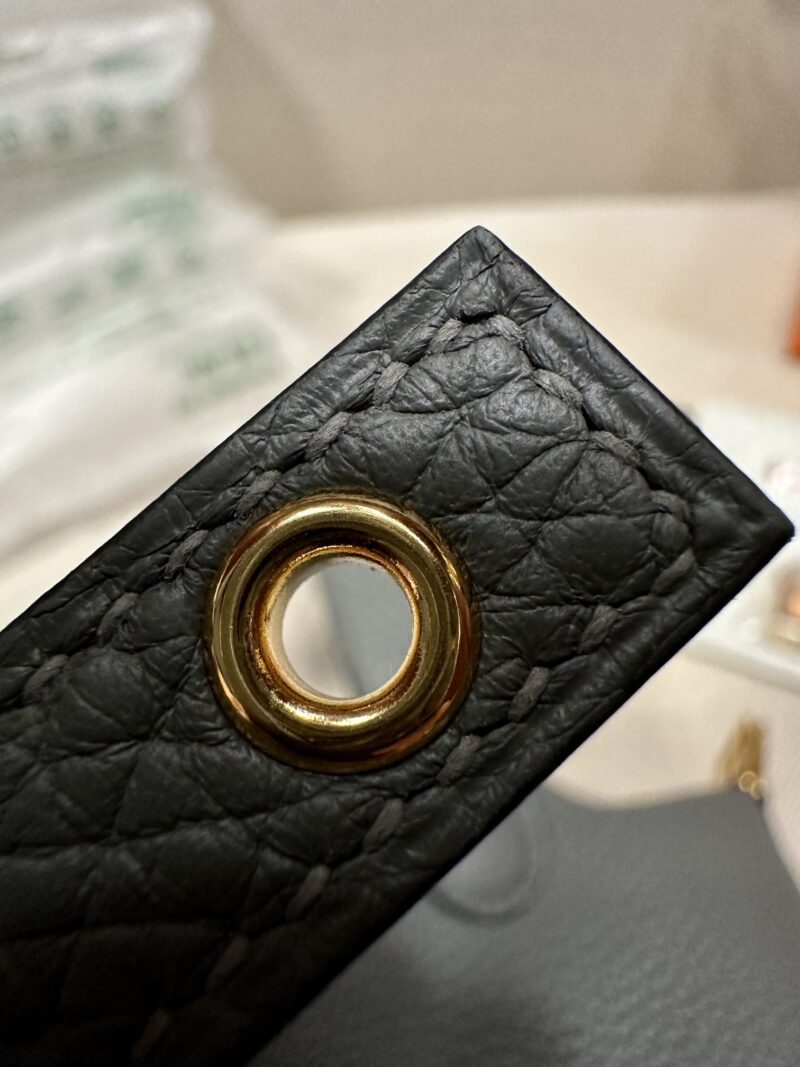 Hermès Picotin 18 Taurillon Clemence Gris Meyer Gold Hardware - Image 7