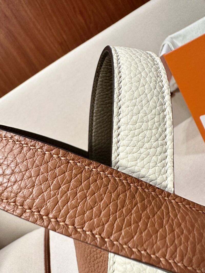 Hermès Picotin 18 Taurillon Clemence Nata & Etoupe Silver Hardware - Image 6