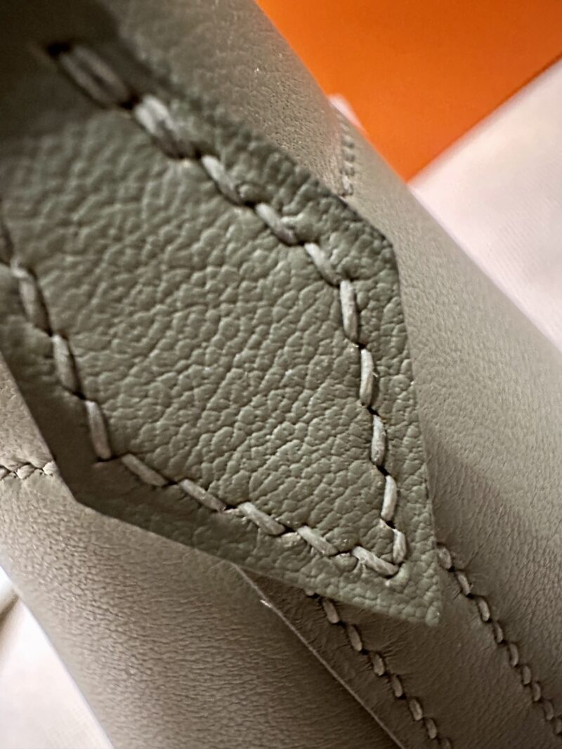 Hermès Bolide 27 Swift Sauge Silver Hardware