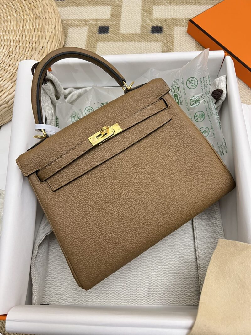 Hermès Kelly 25 Togo Alezan Gold Hardware - Image 4