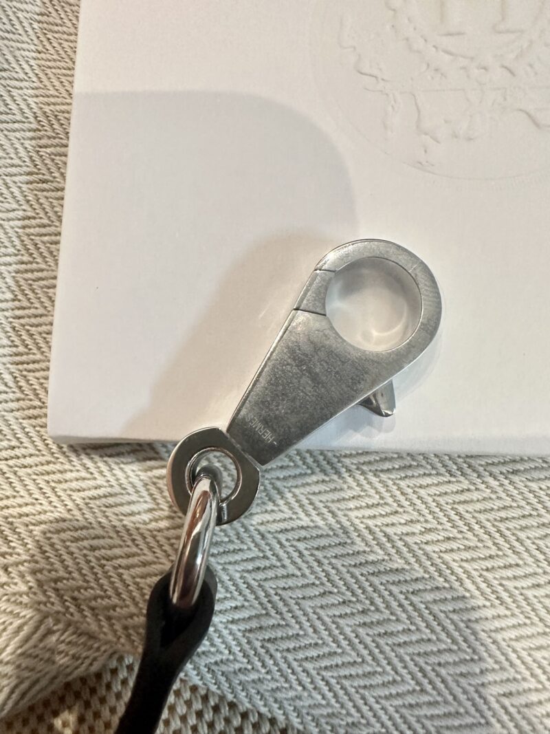 Hermès Kelly 25 Epsom Graphite Silver Hardware - Image 11