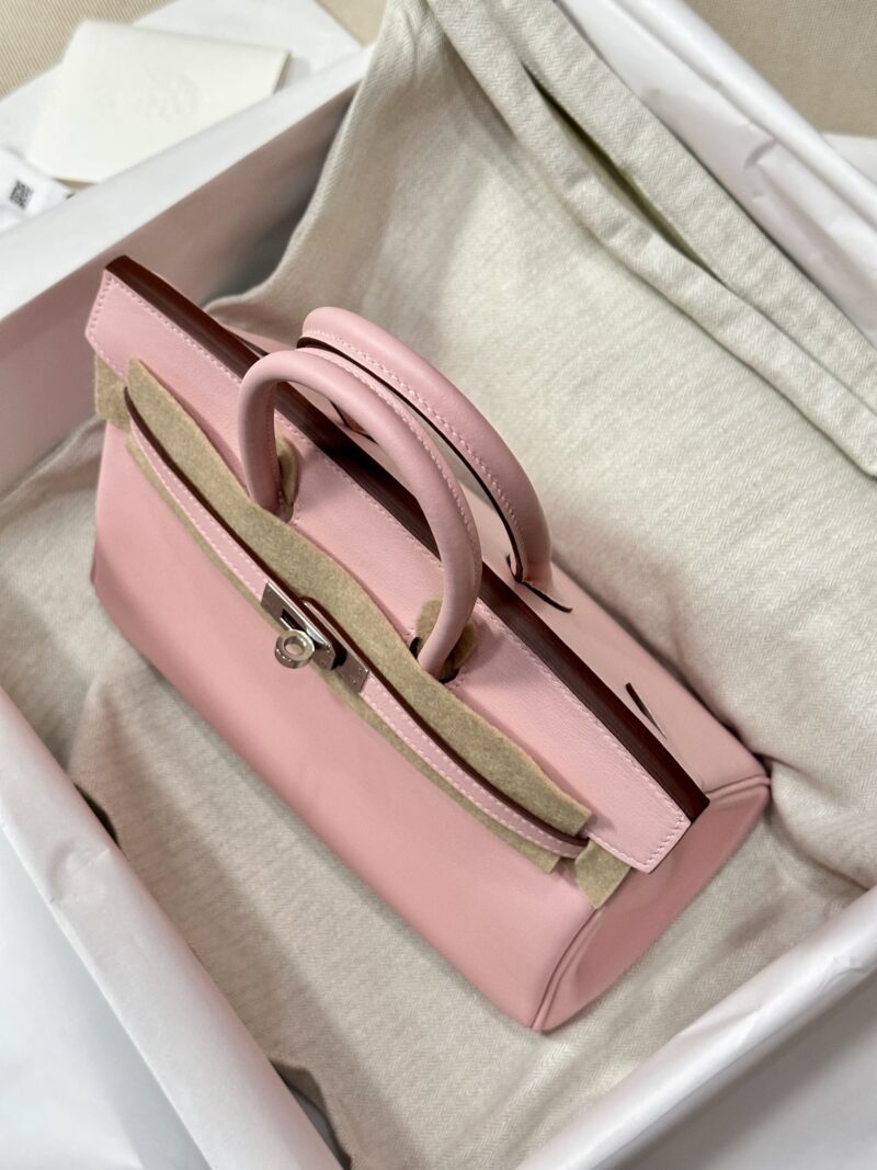 Hermès Birkin 25 Rose Sakura Swift Palladium Hardware - Image 4