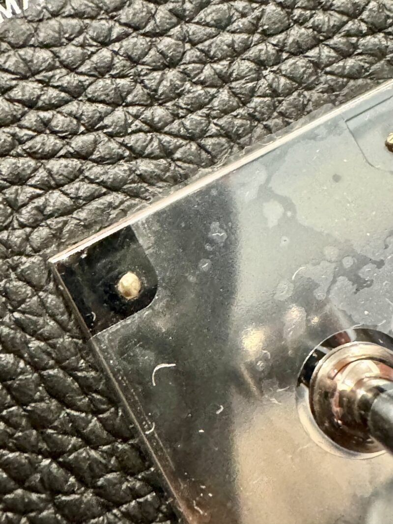 Hermès Birkin 35 Noir Togo Palladium Hardware - Image 6