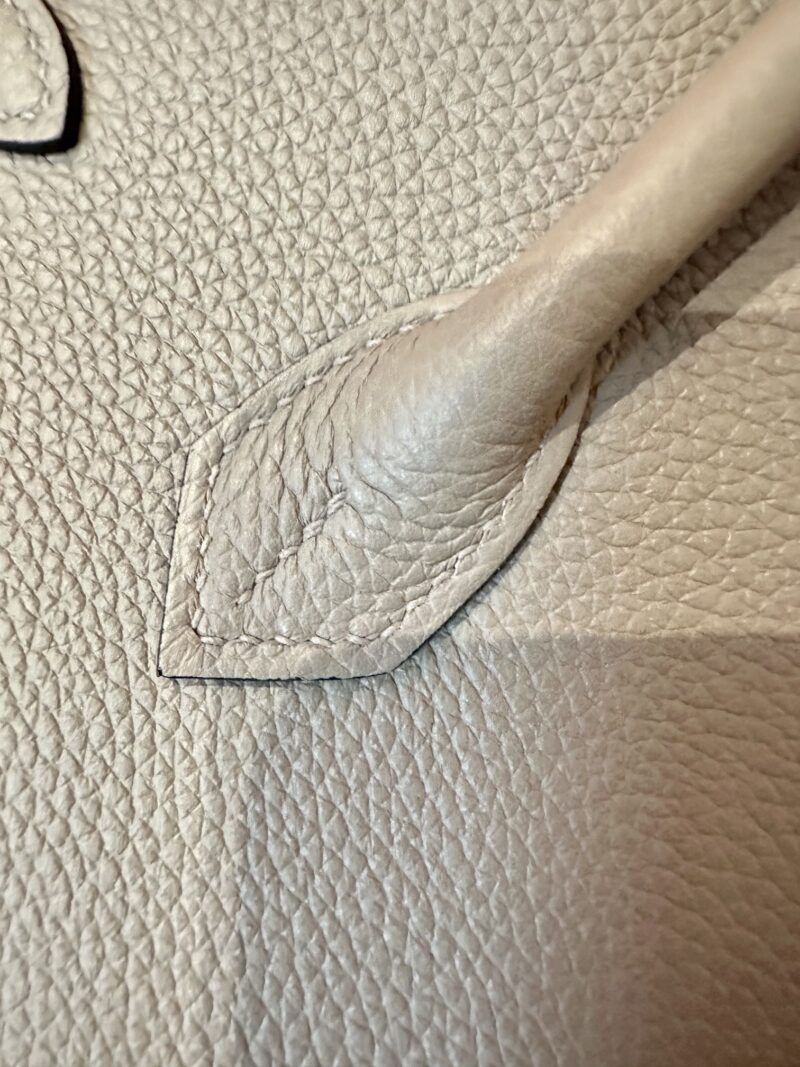 Hermès Birkin 25 Gris Asphalt Togo Gold Hardware - Image 9