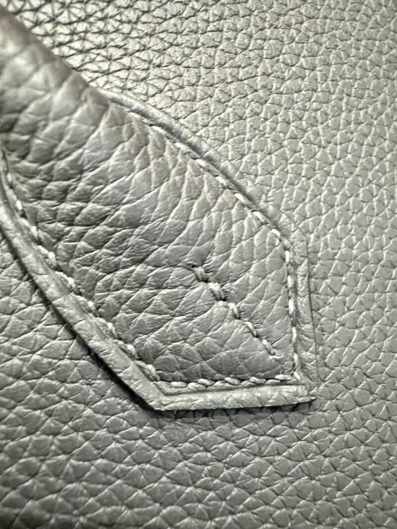 Hermès Birkin 25 Gris Misty, Gold Togo Gold Hardware - Image 15