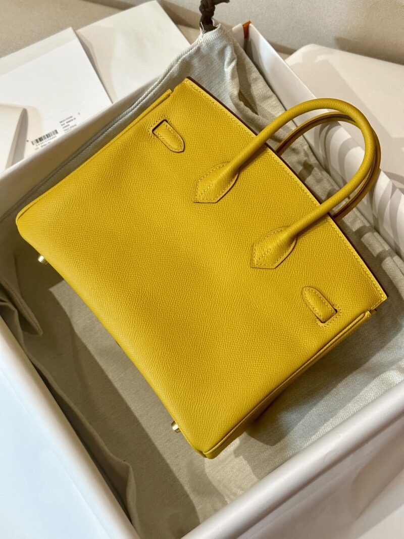 Hermès Birkin 25 Amber Epsom Gold Hardware - Image 2
