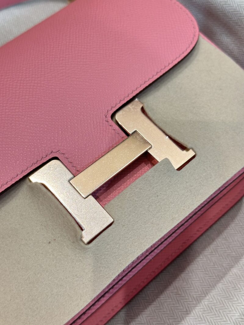 Hermès Constance 19 Rose Confetti, Rose Gold Epsom Gold Hardware - Image 9