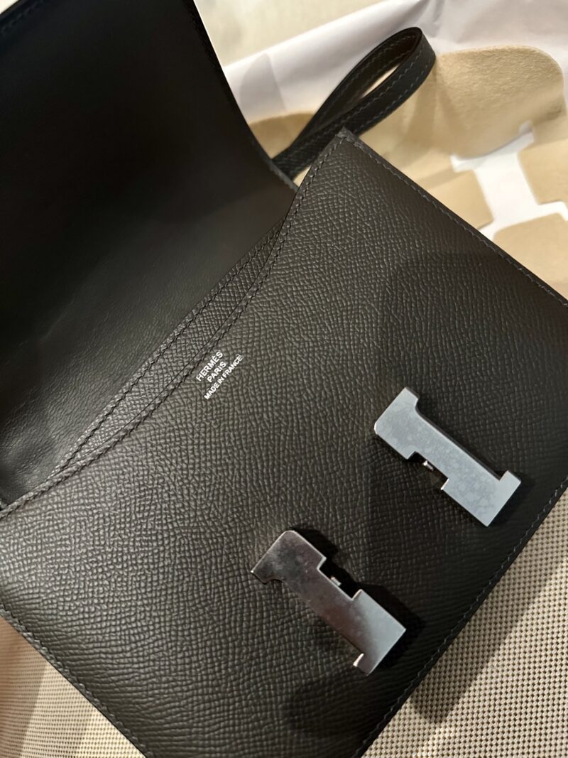 Hermès Constance 19 Gris Graphite Epsom Palladium Hardware - Image 5