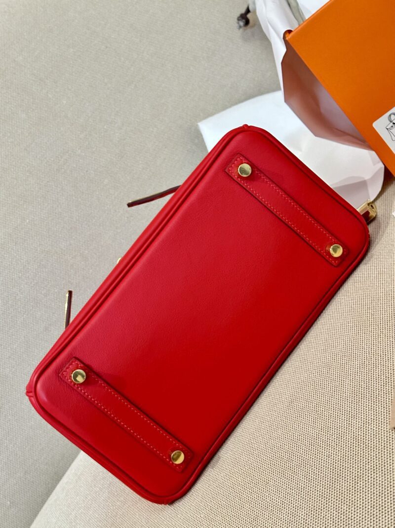 Hermès Birkin 25 Rouge Coeur Swift Gold Hardware - Image 4