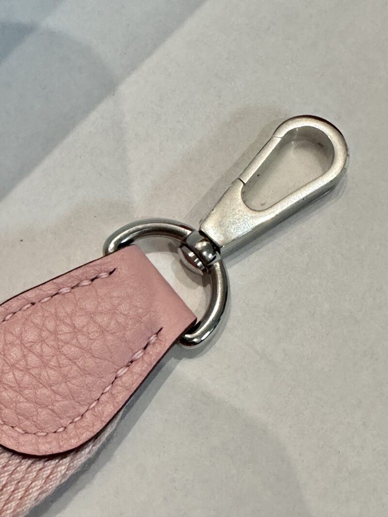 Hermès Mini Evelyne 16 Taurillon Clemence Rose Sakura Silver Hardware - Image 7