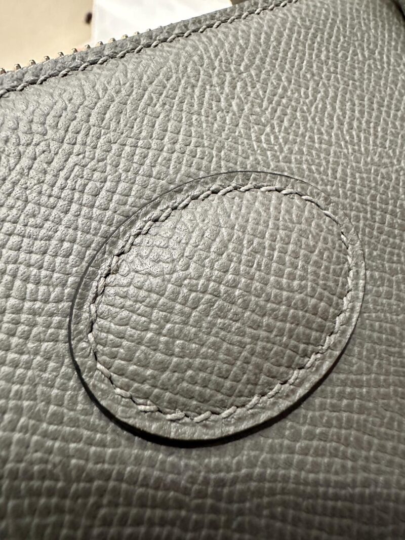 Hermès Bolide 27 Epsom Gris Meyer Gold Hardware