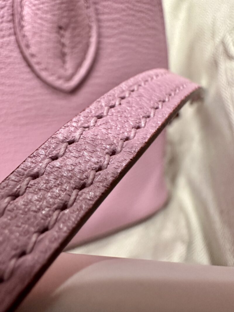 Hermès Mini Bolide 18 Chevre Mauve Sylvestre Silver Hardware