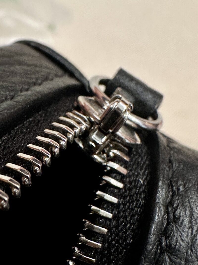 Hermès Lindy 26 Taurillon Clemence & Matte Alligator Noir Silver Hardware - Image 12