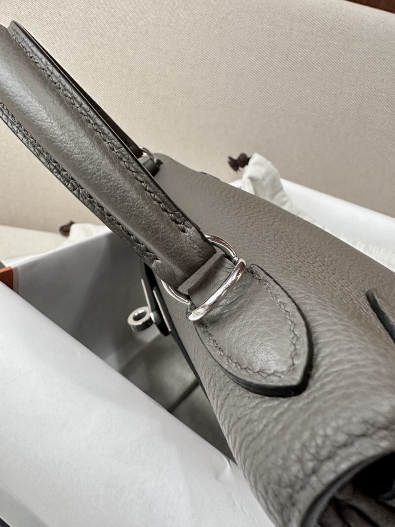 Hermès Kelly 25 Togo Etain Silver Hardware - Image 14