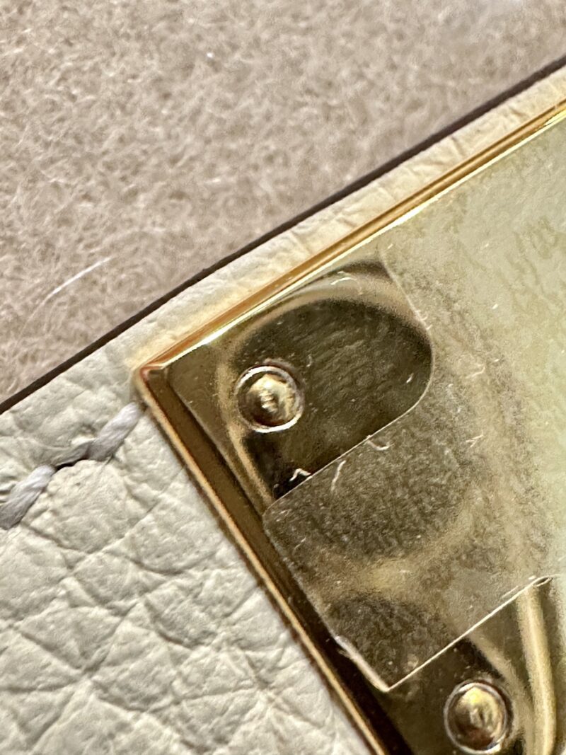 Hermès Birkin 30 Nata Togo Gold Hardware - Image 11