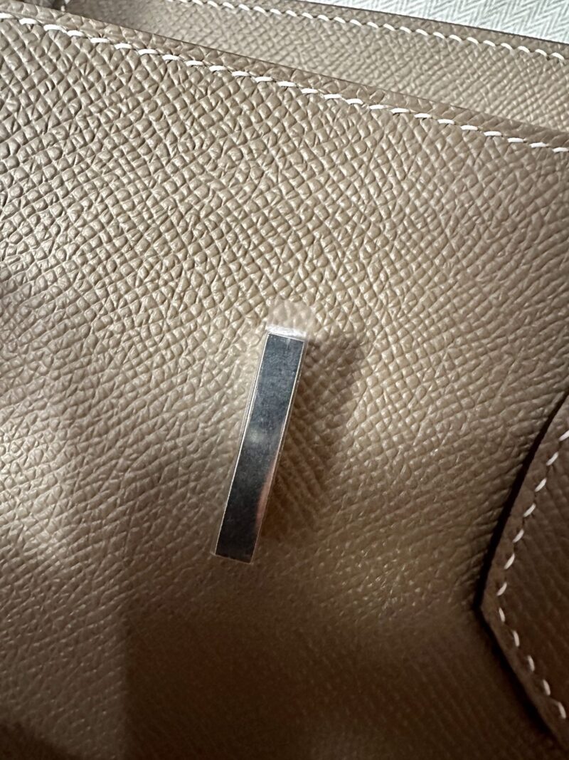 Hermès Birkin 35 Etoupe Epsom Palladium Hardware