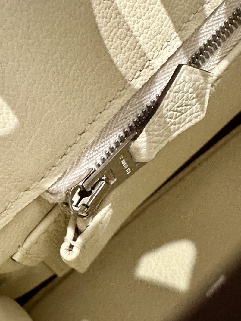 Hermès Birkin 25 Nata Epsom Palladium Hardware - Image 6
