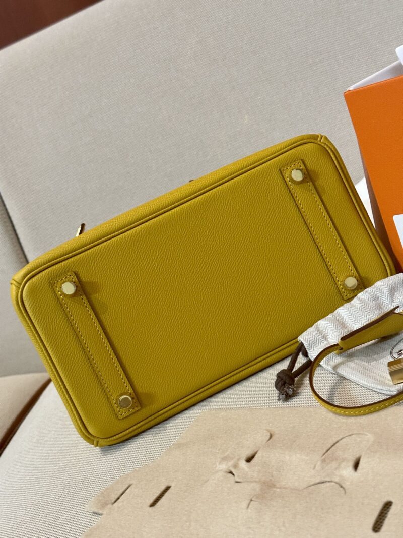 Hermès Birkin 25 Amber Epsom Gold Hardware - Image 5