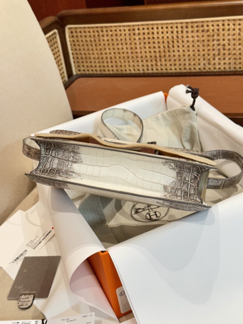Hermès Constance 24 Himalaya Crocodile Palladium Hardware - Image 4