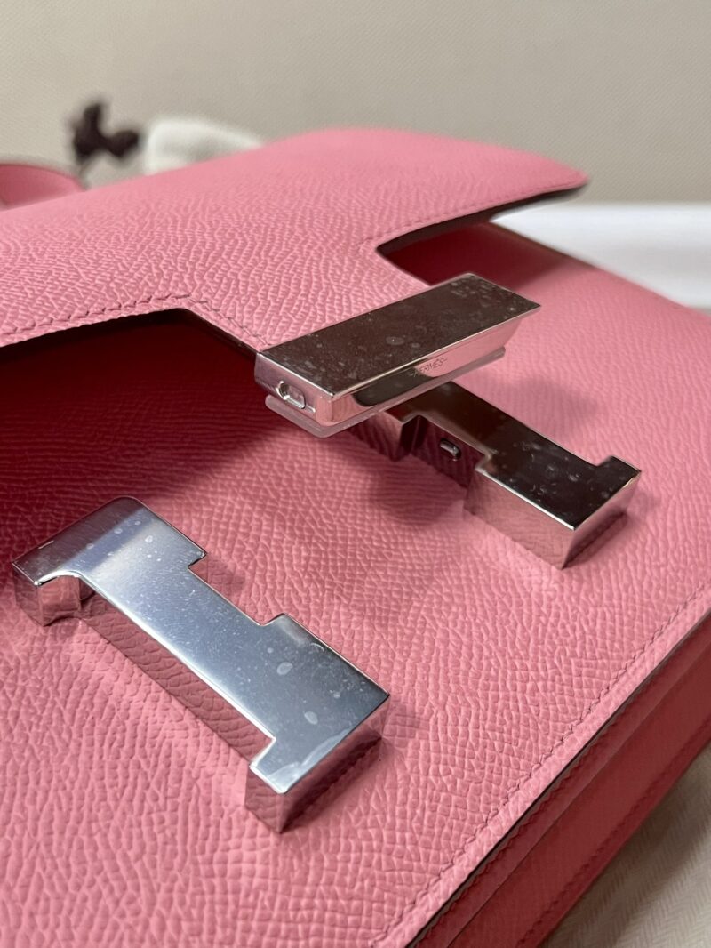 Hermès Constance 24 Rose Confetti Epsom Palladium Hardware - Image 6