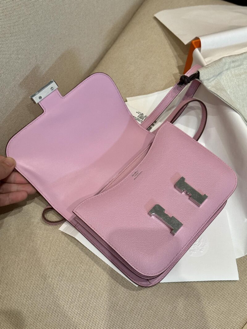 Hermès Constance 19 Mauve Sylvestre Epsom Palladium Hardware - Image 5