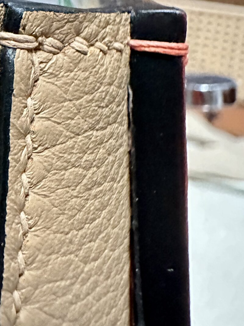 Hermès Mini Kelly 2424 Evercolor & Swift Chai & Nata & Potiron Silver Hardware - Image 17