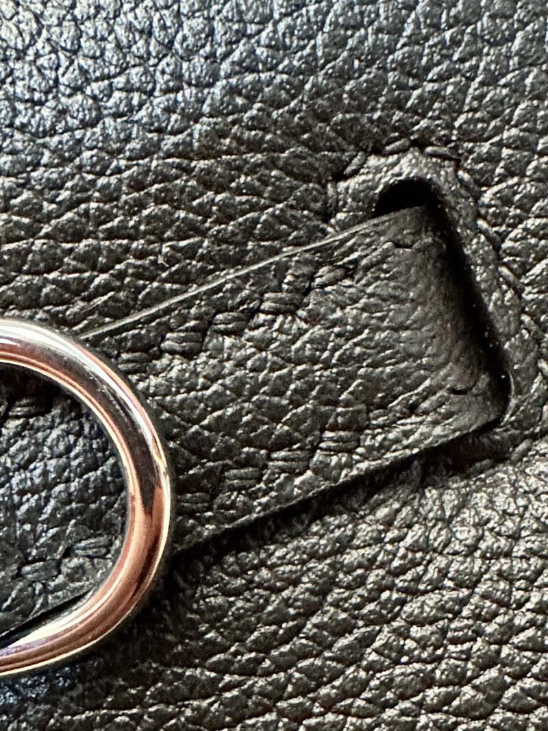 Hermès Kelly Danse 22 Evercolor Noir Silver Hardware - Image 8