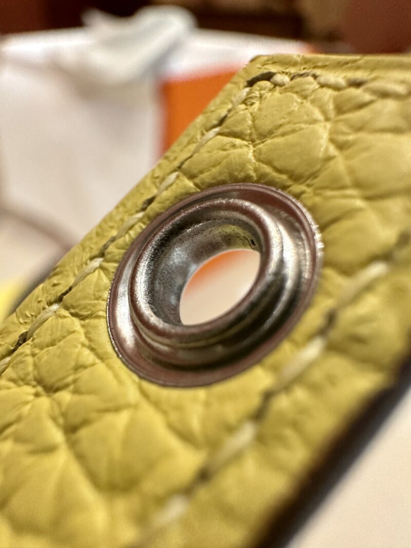 Hermès Picotin 22 Taurillon Clemence Jaune Citron Silver Hardware - Image 8