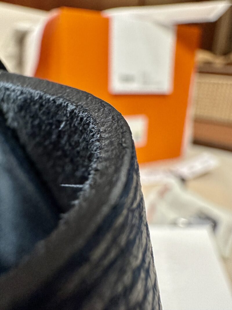 Hermès Picotin 22 Taurillon Clemence Deep Blue Silver Hardware - Image 8