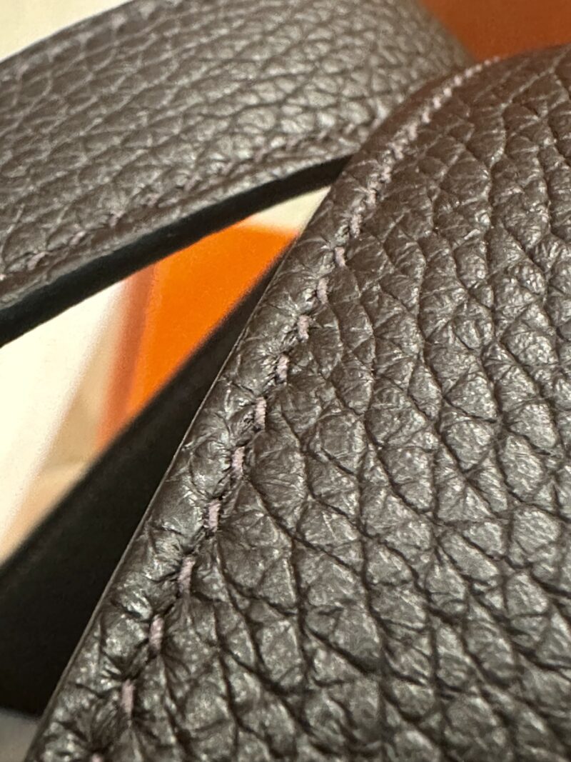 Hermès Picotin 18 Taurillon Clemence Ebene Gold Hardware - Image 8