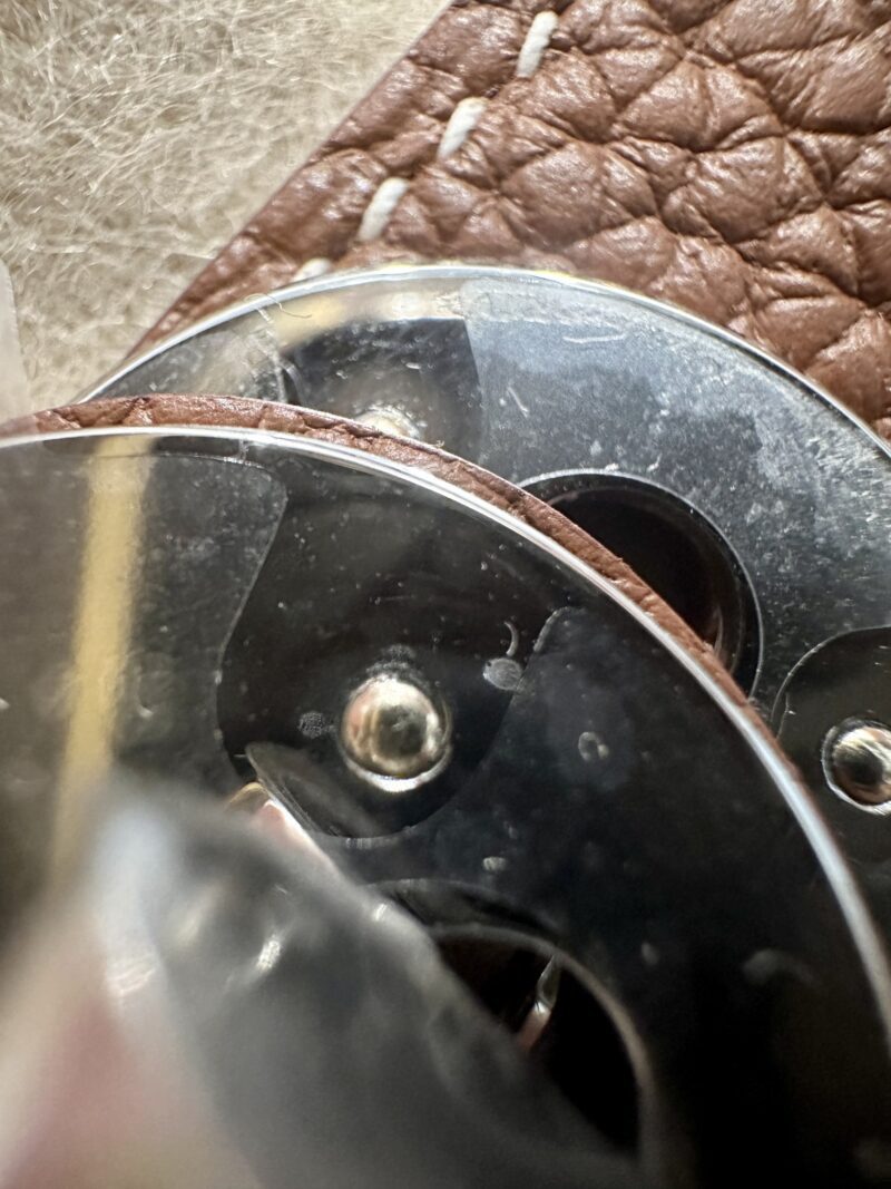 Hermès Lindy 26 Taurillon Clemence Gold Silver Hardware - Image 12
