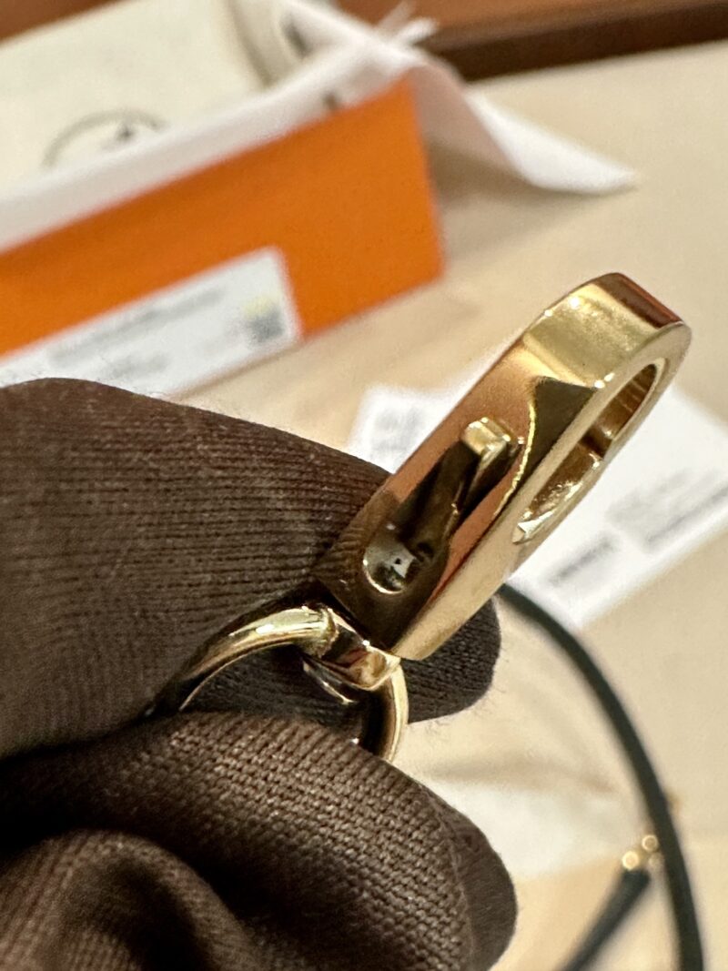 Hermès Mini Kelly Alligator Vert Cypres Gold Hardware