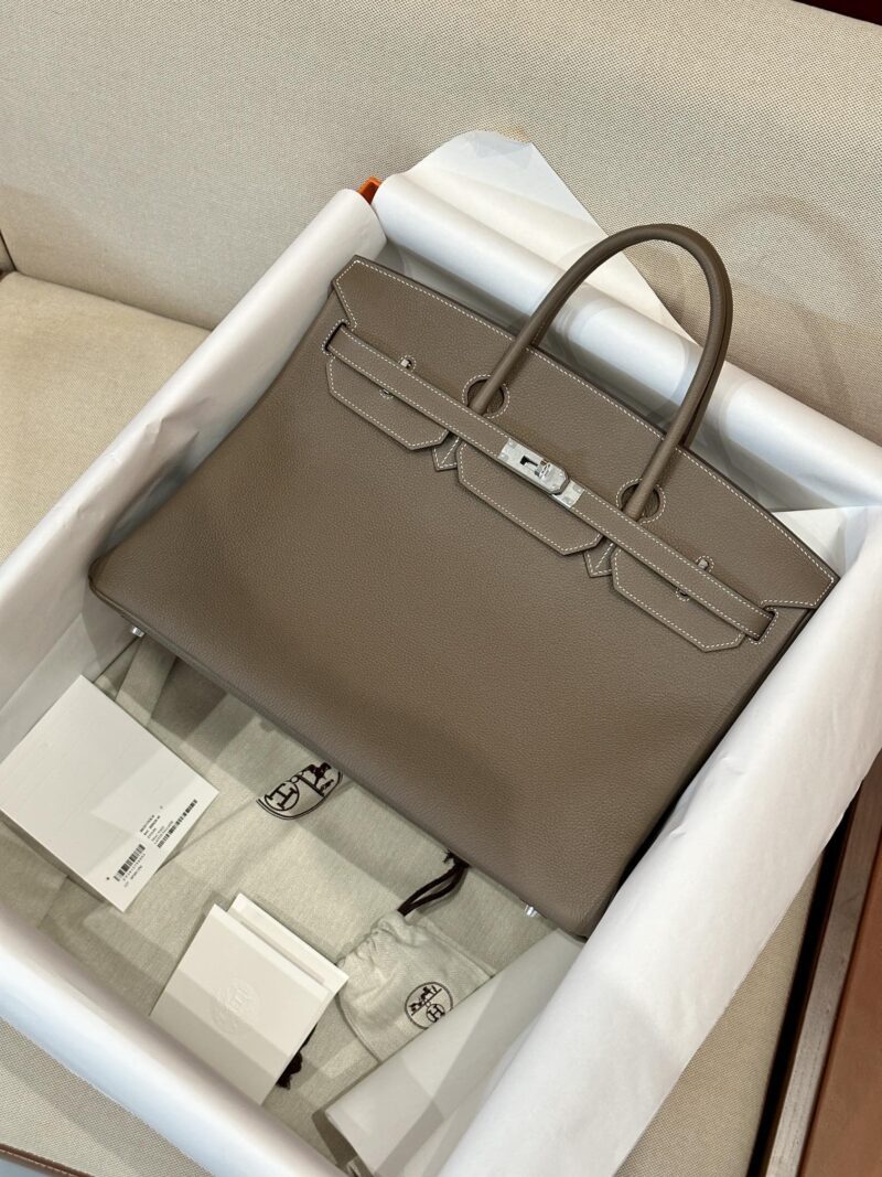 Hermès Birkin 40 Etoupe Togo Palladium Hardware