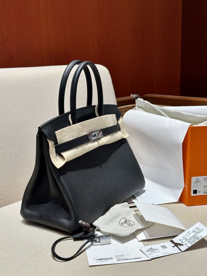 Hermès Birkin 30 Noir Togo Gold Hardware - Image 4