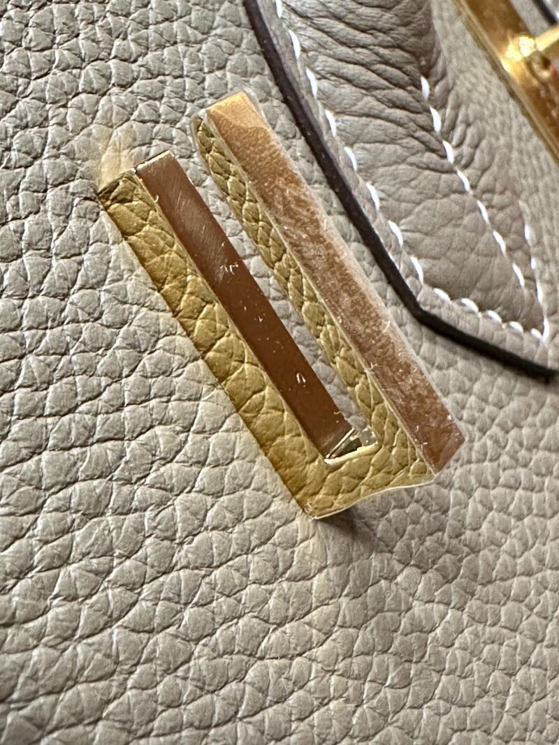 Hermès Birkin 30 Etoupe Togo Gold Hardware - Image 9