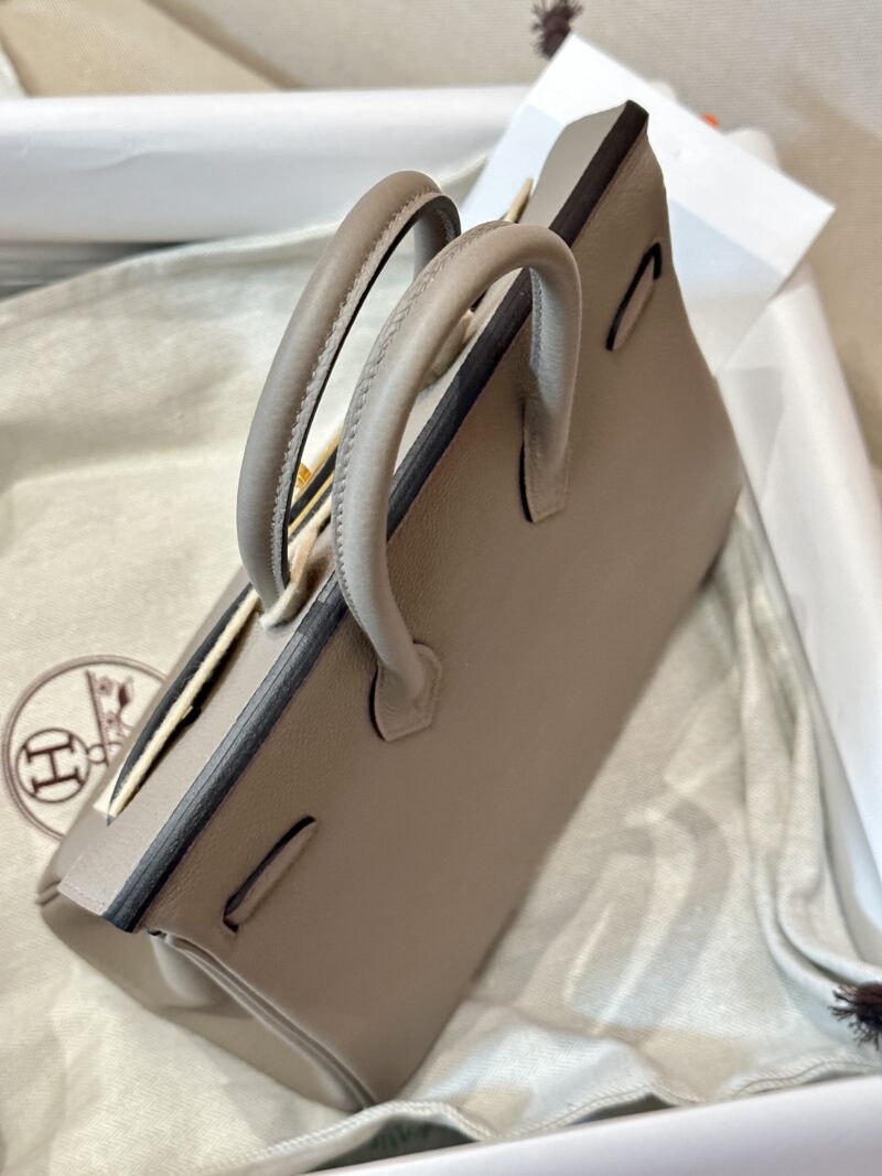 Hermès Birkin 25 Gris Asphalt Togo Gold Hardware - Image 3