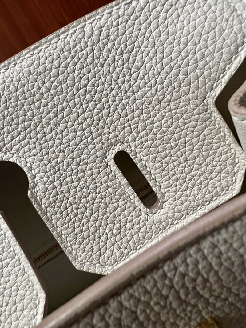 Hermès Birkin 25 Craie Togo Gold Hardware - Image 5