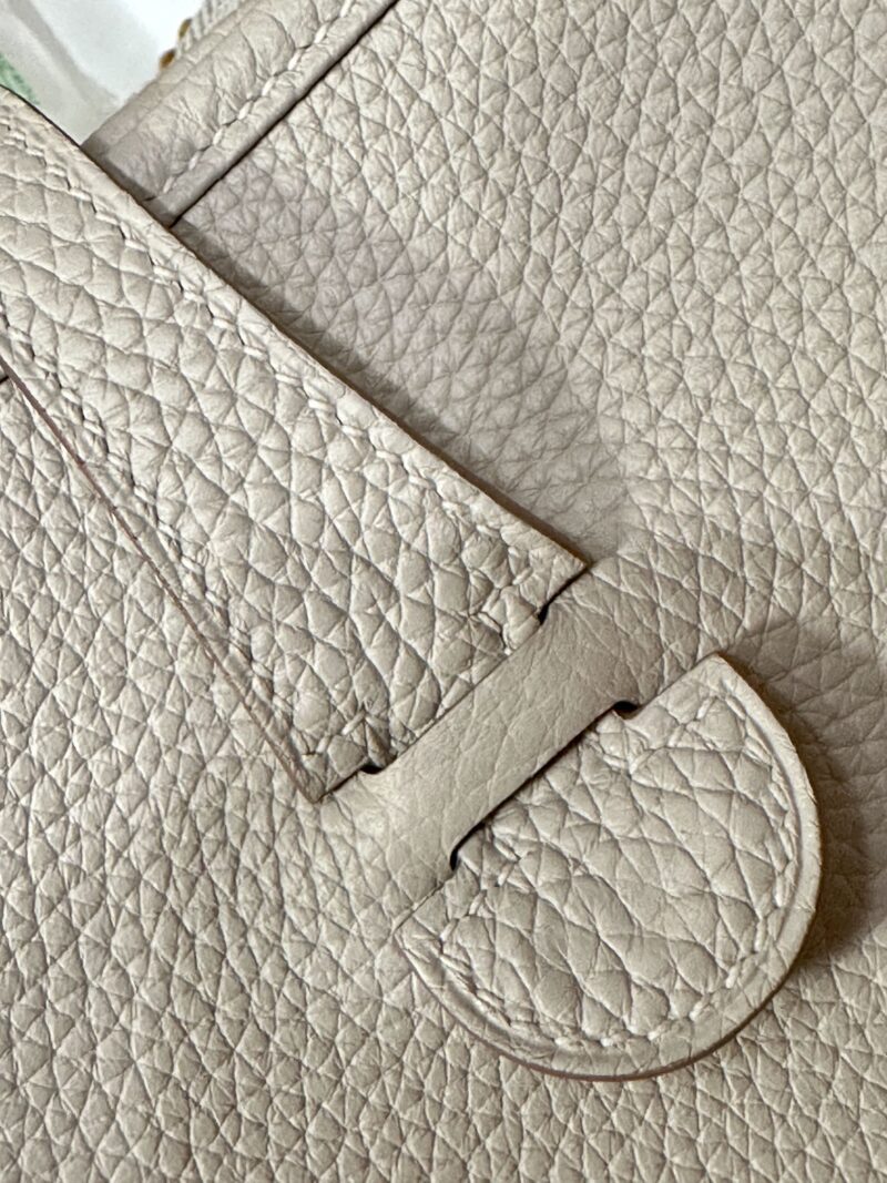 Hermès Evelyne 29 Taurillon Clemence Craie Silver Hardware - Image 7
