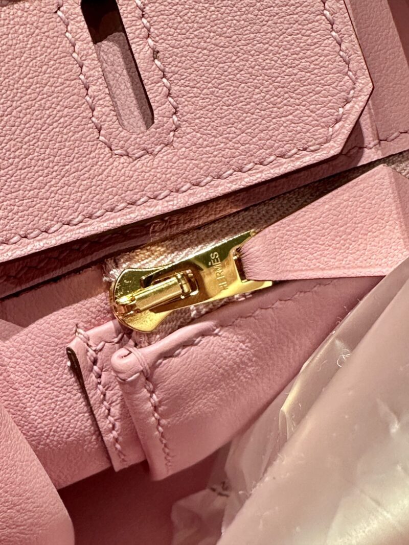 Hermès Birkin 25 Mauve Sylvestre Swift Gold Hardware - Image 11