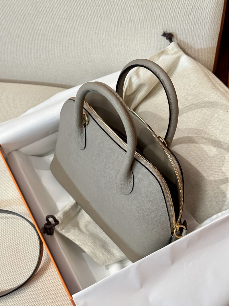 Hermès Bolide 25 Epsom Gris Asphalte Gold Hardware