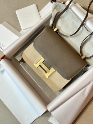 Hermès Constance 24 Etoupe Epsom Gold Hardware