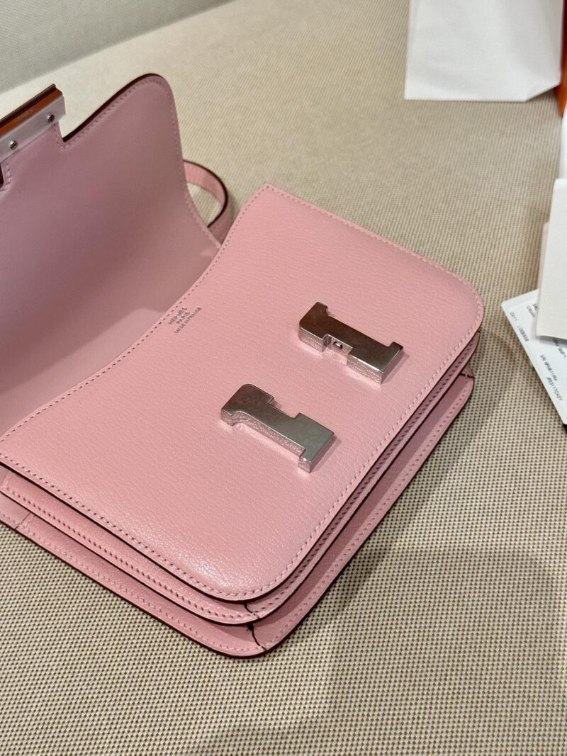 Hermès Constance 19 Rose Sakkura Chevre Palladium Hardware - Image 9
