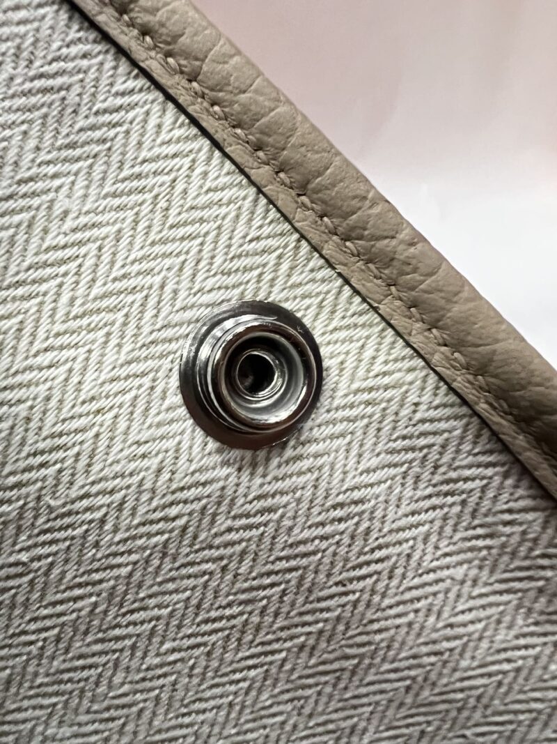 Hermès Garden Party 30 Country Gris Trench Silver Hardware - Image 8
