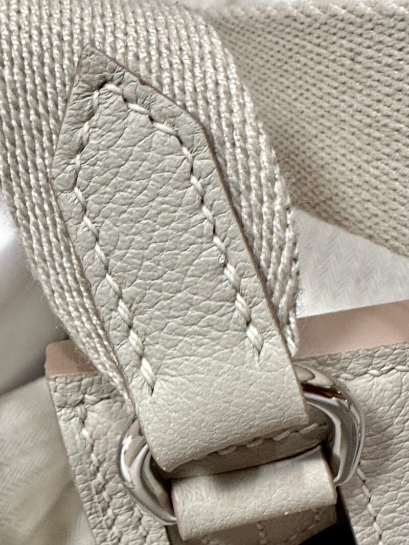 Hermès Jypsiere 23 Evercolor Beton Silver Hardware - Image 19