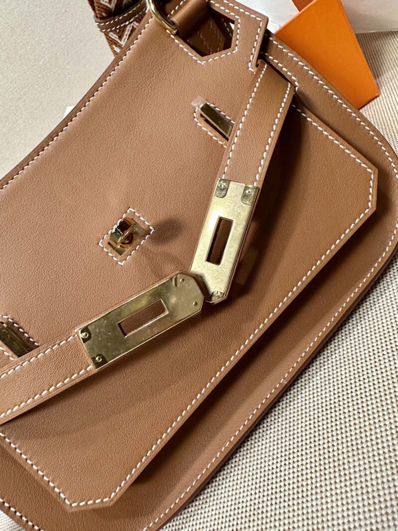 Hermès Mini Jypsiere 23 Swift Gold Gold Hardware - Image 6