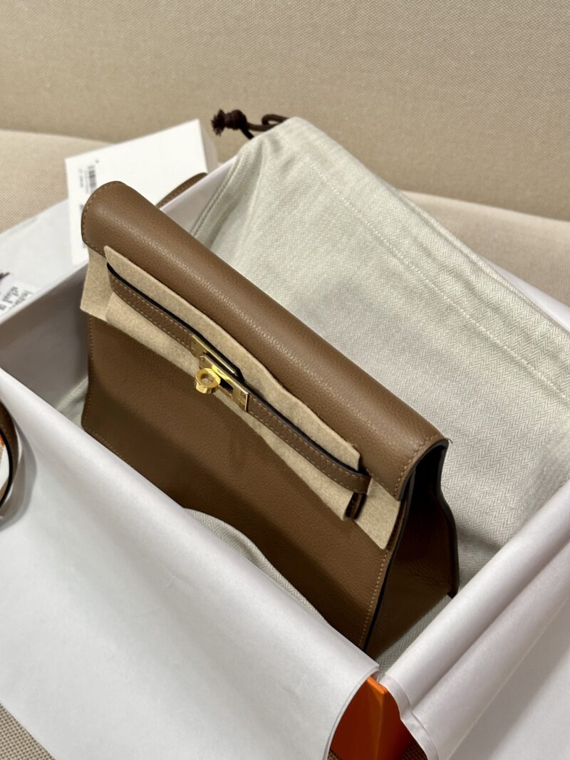 Hermès Kelly Danse 22 Evercolor Beige Weimer Gold Hardware